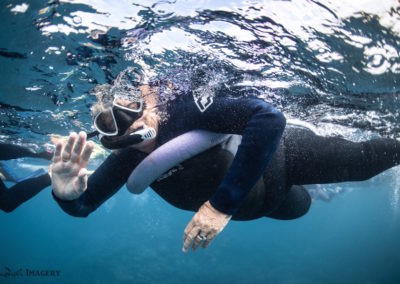Getting the hang of snorkelling