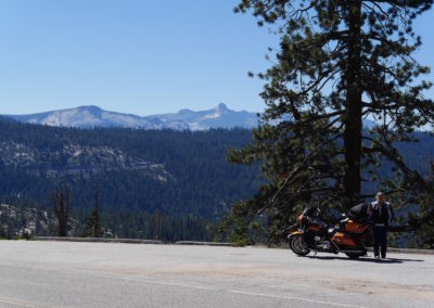 Panoramic view Tioga Pas