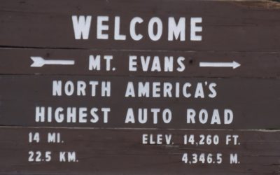 Mt Evans – The air is rare up there!